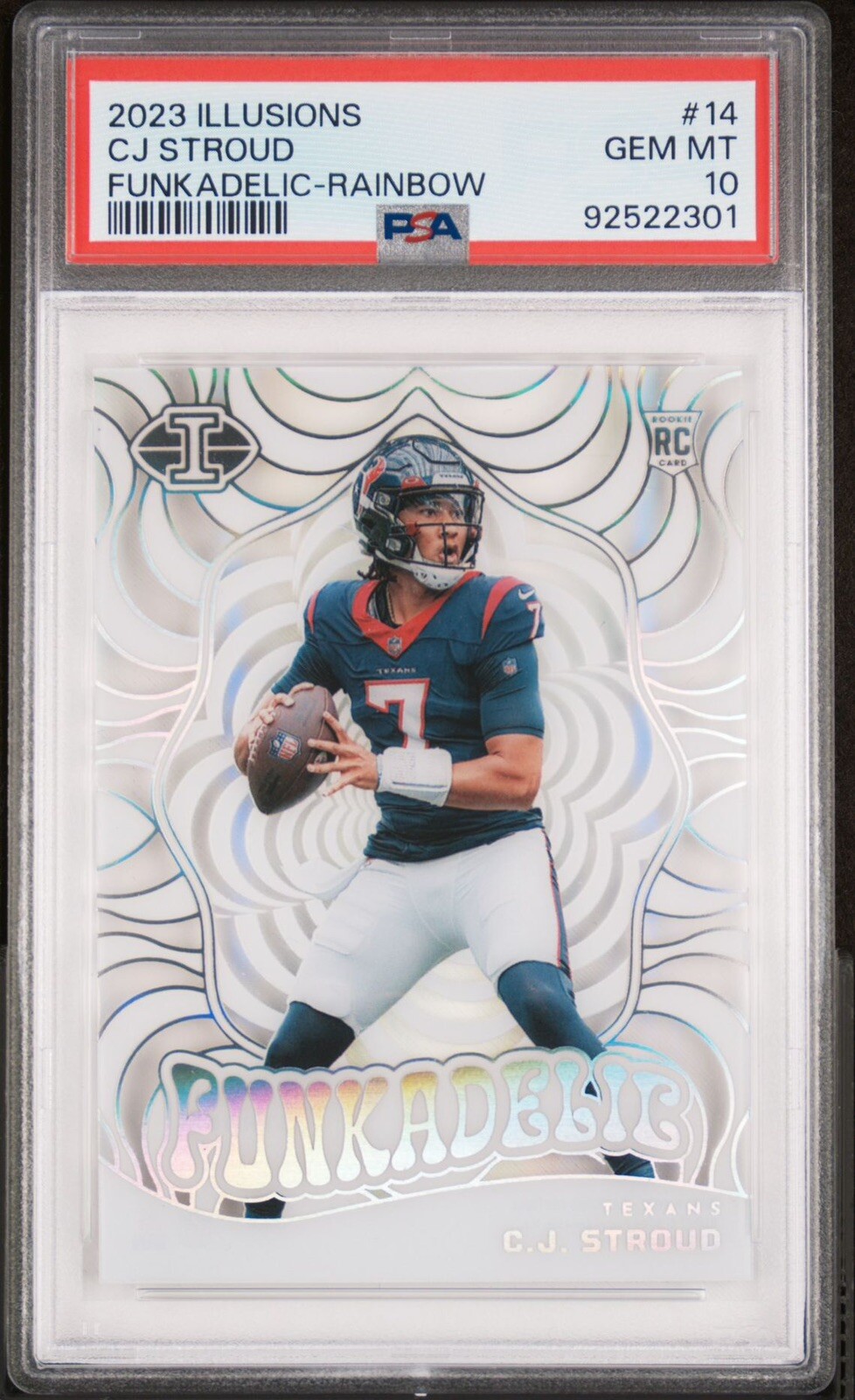 CJ Stroud Panini Illusions Funkadelic #14 Rainbow