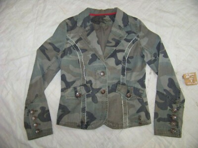 Women's Ci Sono Camo Blazer S -Excellent Condition