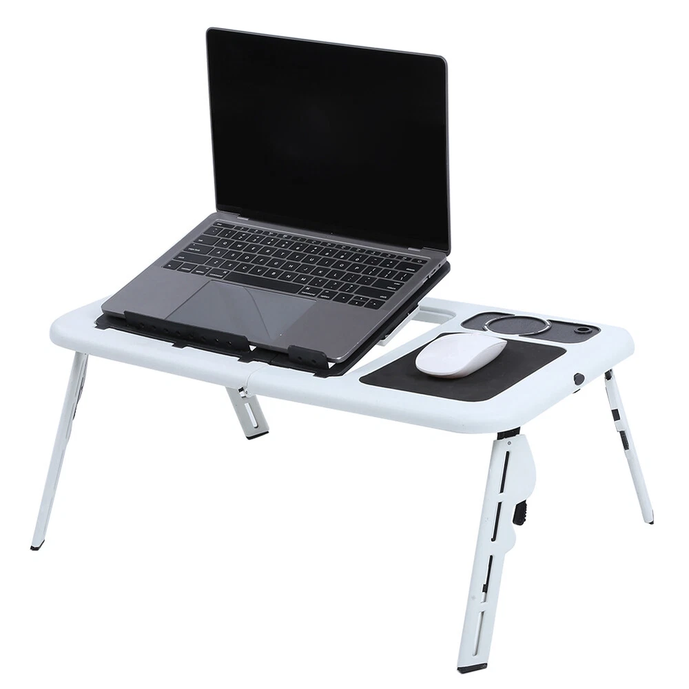 Foldable Adjustable Laptop Stand for Desk Lap Bed Sofa Portable Work Tray