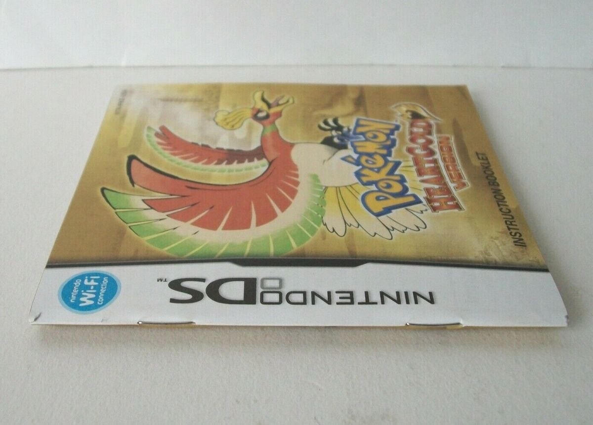 Pokemon Heart Gold Instruction Manual Booklet ONLY!! (DS) *US