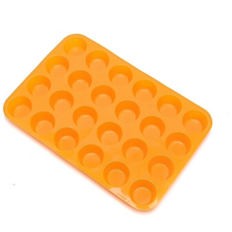 24 Cavity Pan Tray Silicone Muffin Mini Cupcake Cookie Bakeware Baking Mold s - Picture 6 of 15