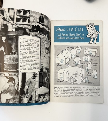 The Truth About A Lye Vintage Booklet Lewis Lye Ephemera Household Farm Use 1941 - Picture 2 of 8