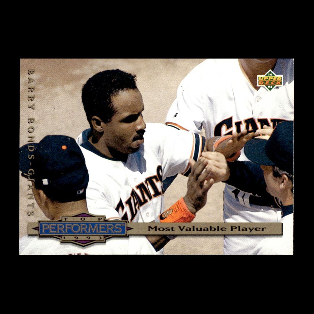 Barry Bonds 1994 Upper Deck Pittsburgh Pirates #134 R326X 4 | eBay