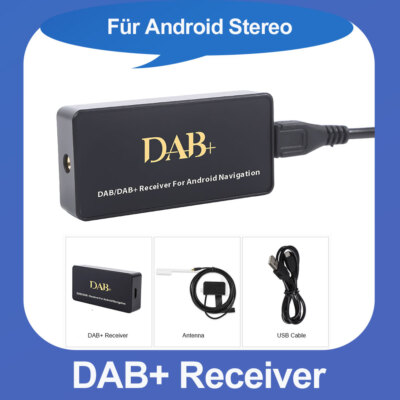 DAB Autoradio Empfänger DAB Box für Android Auto Stereo MicroUSB DAB+