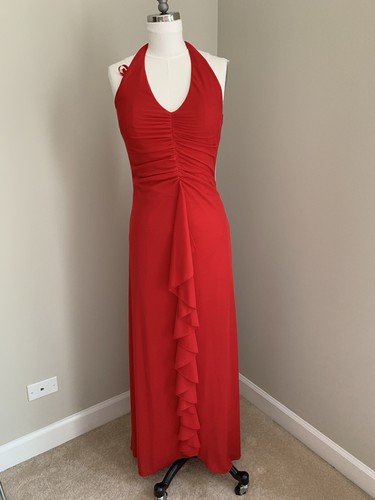 CLIQUE Evening Prom Wedding DRESS Red Size 2 Women NWT - 第 1/9 張圖片