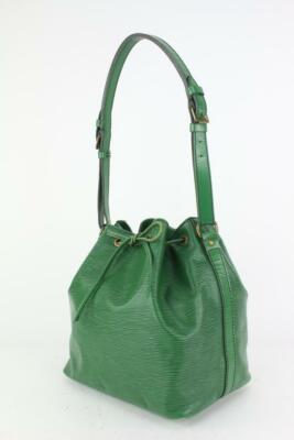 Louis Vuitton Green Epi Leather Borneo Petit Noe Drawstring Bucket