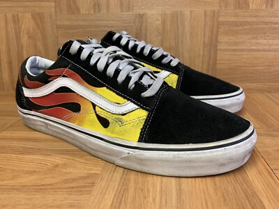 RARE🔥 VANS Old Skool Flame Hot Rod Rod Sz 11 Men's Skateboarding