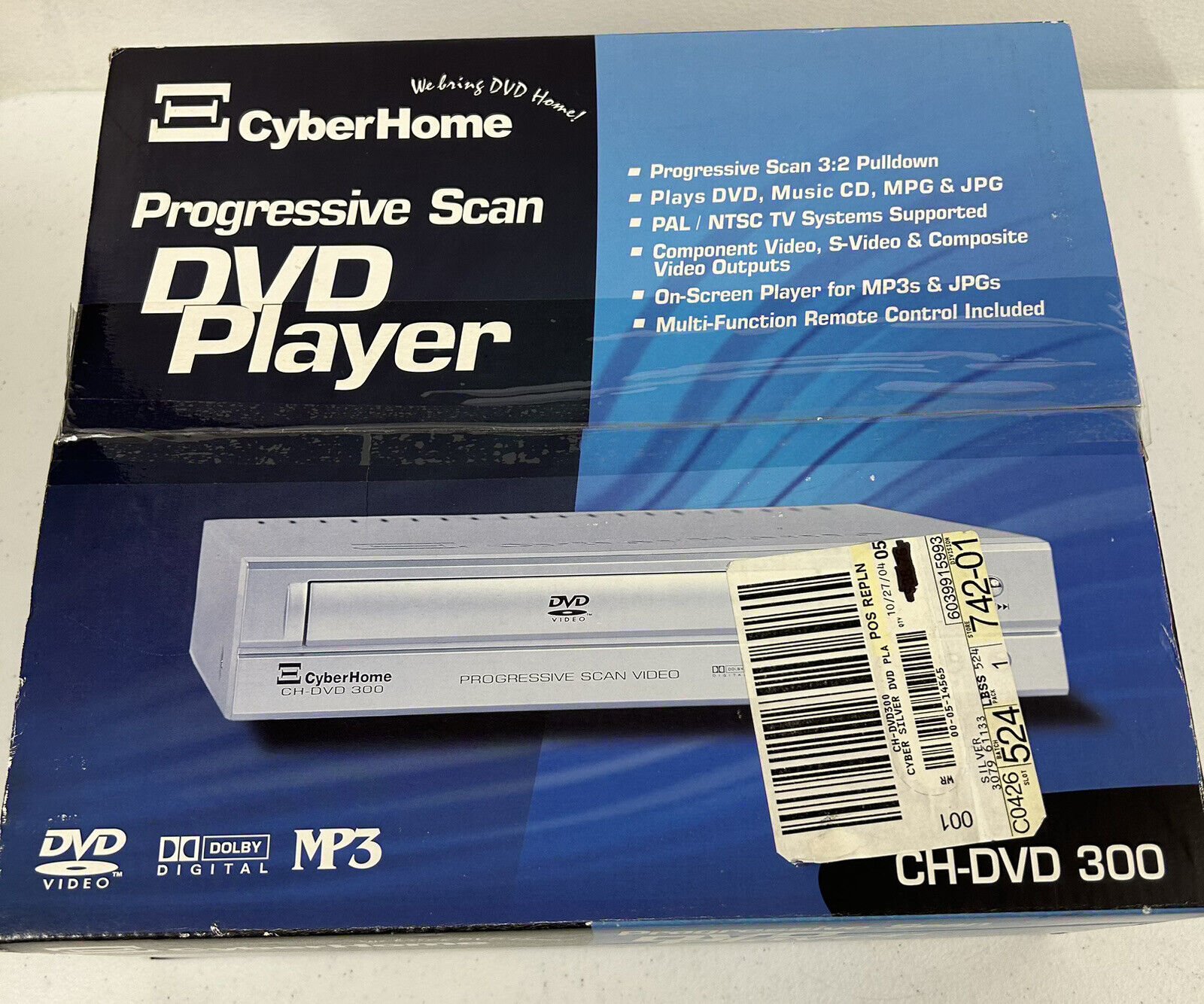  CyberHome CH-DVD 300S Progressive-Scan DVD Player