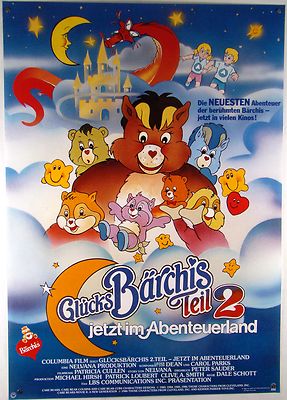 Glücksbärchis Teil 2 - CARE BEAR'S MOVIE 2 - Filmplakat DIN A1 (gerollt)
