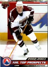 Charlie Stephens 2002-03 AHL Top Prospects Hershey Bears 
