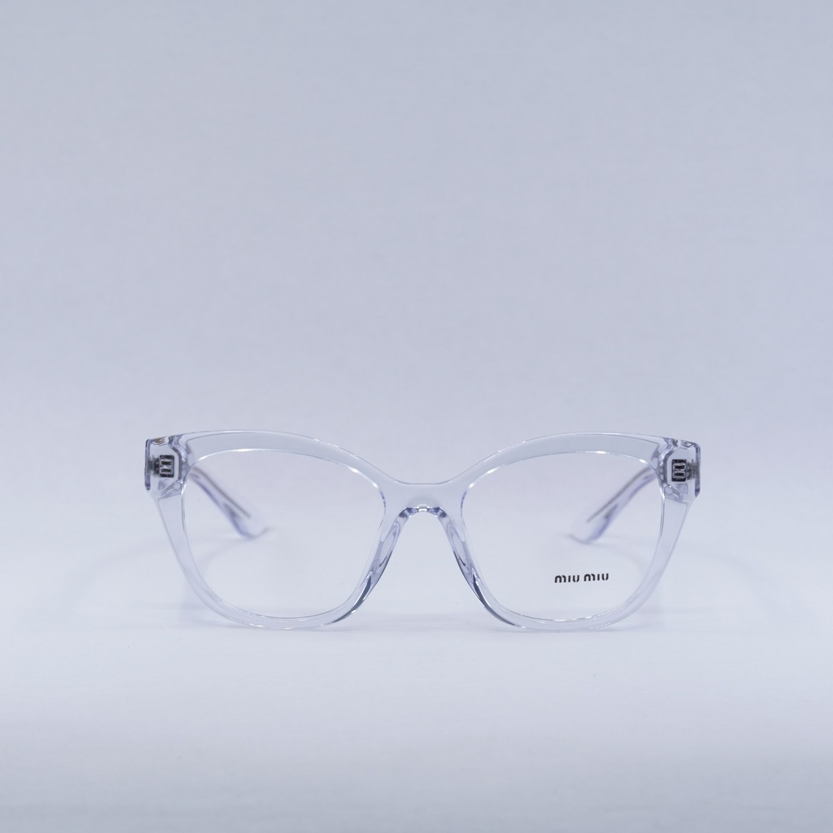 NEW MIU MIU MU05XV 15Z1O1 Trasparent 54mm Eyeglasses | eBay