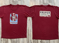 Primus Canadian Tour 2011 Band Gift For Fan S to 5XL Red T-shirt