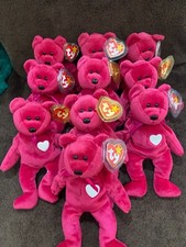 Ty Beanie Baby VALENTINA Bear Valentine's Day Teddy Bear NEW WITH TAGS