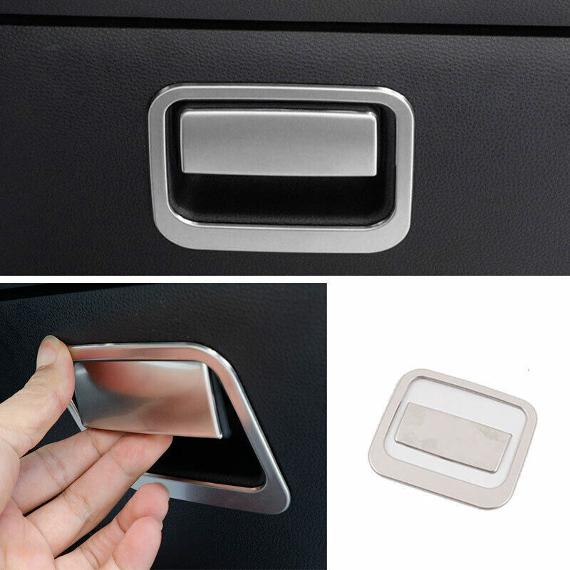 For Toyota Corolla 2020-2023 Matte Silver Co-Pilot Storage Box Handle Cover Trim