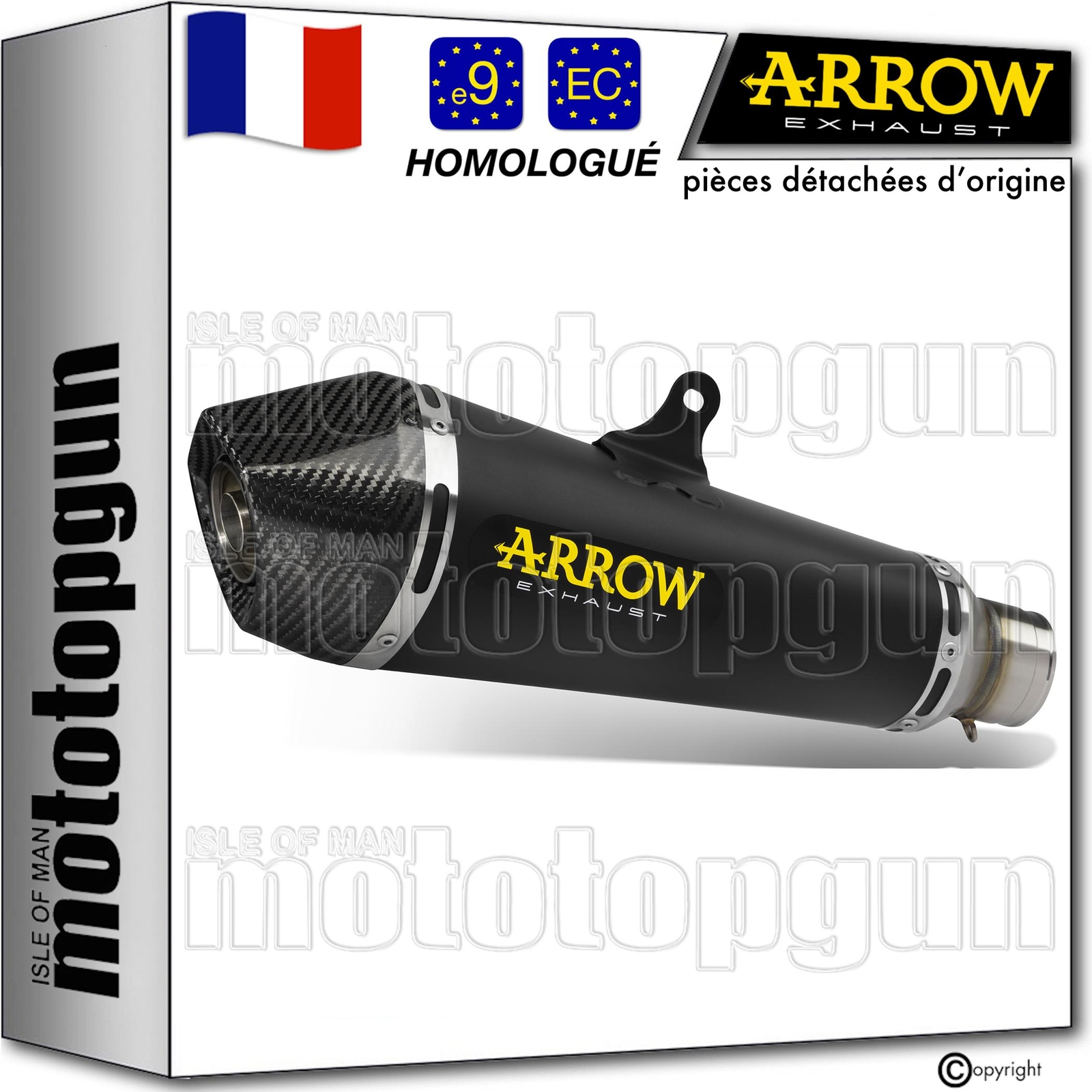 Pot echappement Arrow X-Kone homologue pour remplacer le silencieux de la Z900 2019