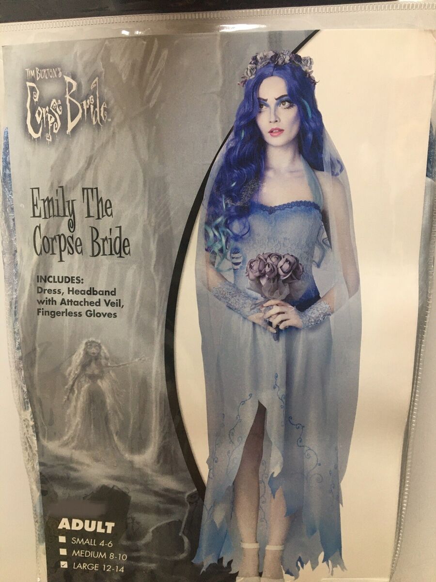 Corpse Bride Emily Costume Adult Corpse Bride Emily Costume Adult
