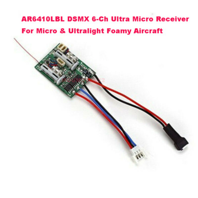 AR6410LBL DSMX 6-Ch Ultra Micro Receiver For Micro & Ultralight Foamy Aircraft