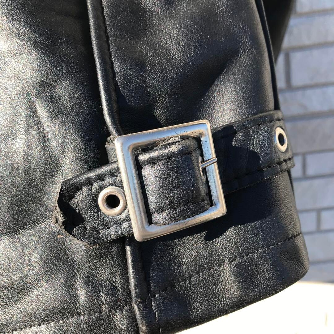 SCHOTT 643 SINGLE RIDERS JACKET 34 size / ショット 襟付き シングル