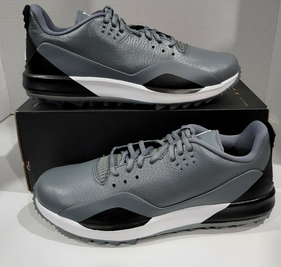 🔥Nike Air Jordan ADG 3 Men's Golf Shoes SZ 8 Cool Grey Spikeless