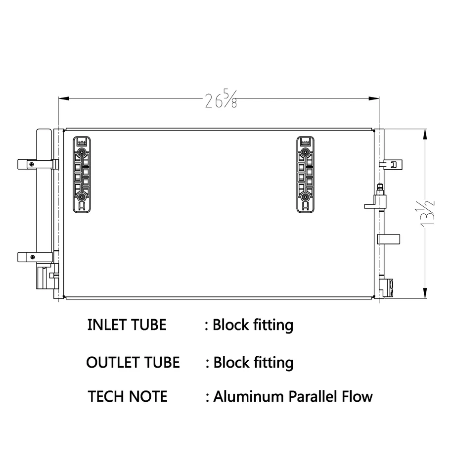 Condensador de aire acondicionado CSF para Audi A4/A4 Quattro/A5/Q5/S4/S5 2009-2014 10684 Foto 2 de 2