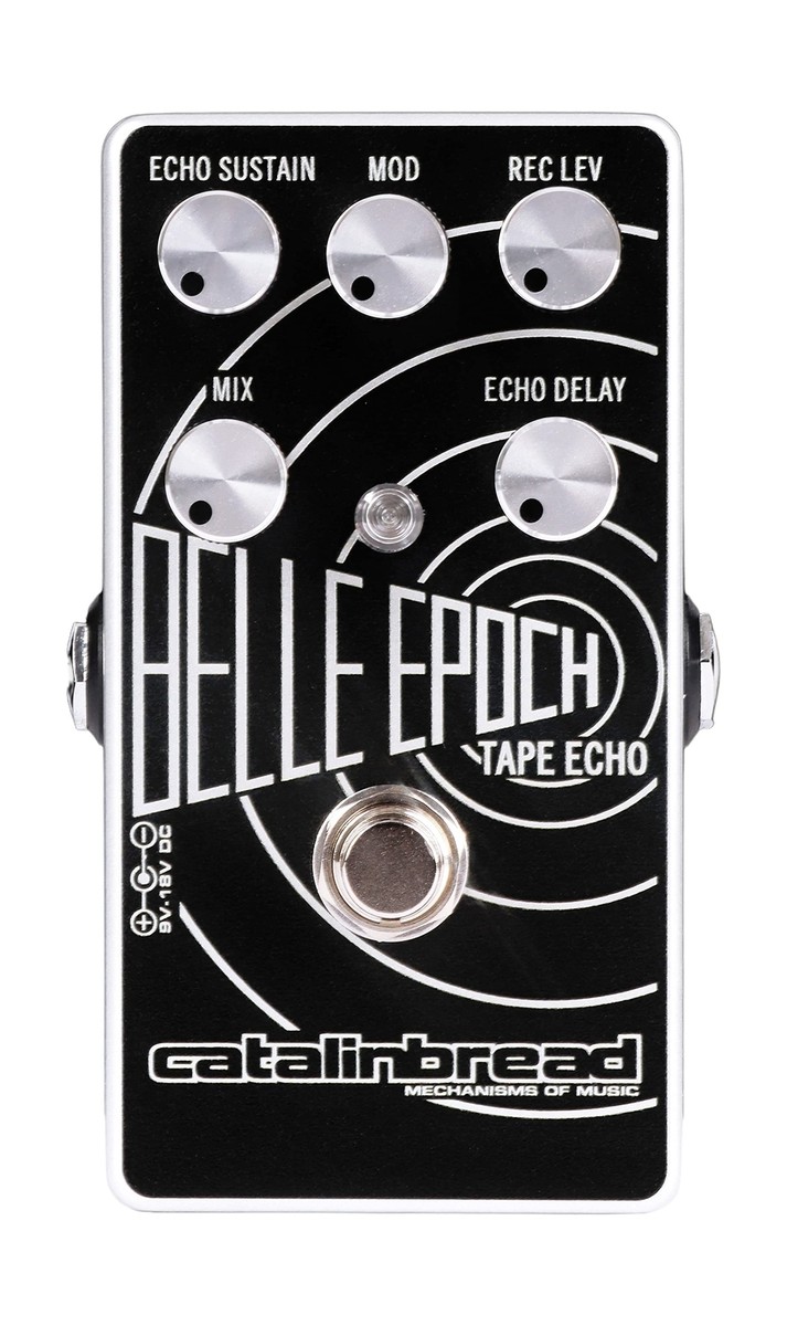 Catalinbread Belle Epoch Tape Echo, Black and Silver, (CAT