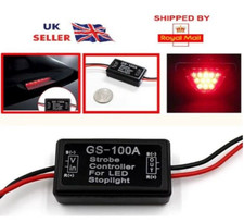 GS-100A Flash Strobe Controller Box Flasher Module LED Brake Tail Stop Light UK.