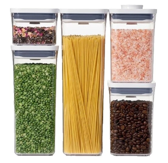 Contenedores de almacenamiento de alimentos de acero OXO