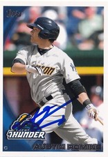 AUSTIN ROMINE SIGNED AUTO'D 2010 TOPPS DEBUT CARD 337 NEW YORK YANKEES REDS CUBS