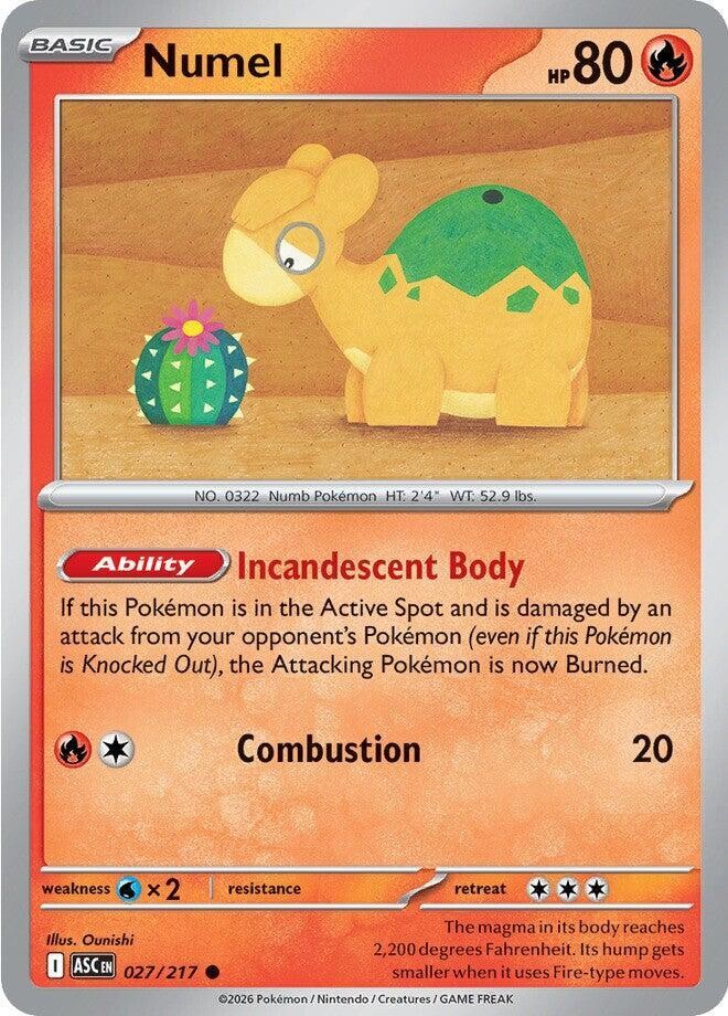 Numel - 027/217 Common ME: Ascended Heroes 027/217 NM