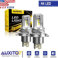Auxito H4 9003 Super White 24000lm Kit Led Headlight Bulbs Hi Low Beam Combo 2