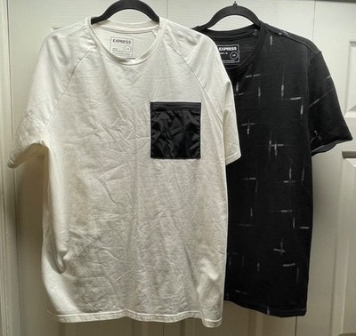 EXPRESS Set  2 T Shirts Stylish and Comfortable Men's T-shirts Size L/G Good