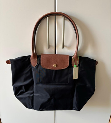 Schwarze Longchamp Tasche Damen Gr. L