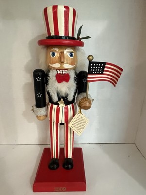 14'' Patriotic Uncle Sam USA Nutcracker 4th of July Target Limited Edition 2009