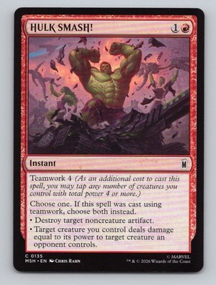 HULK SMASH! C Marvel Super Heroes 135 NM