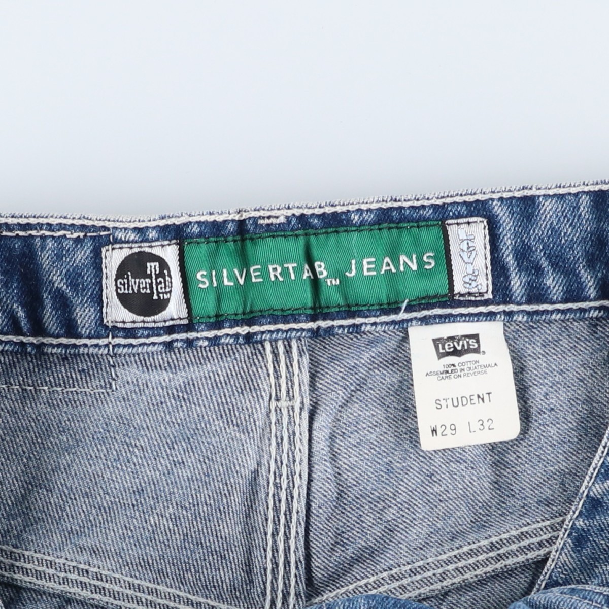 Vintage 90'S Levi's Silver Tab Student Denim Pants Men's Size W30 thumbnail 4