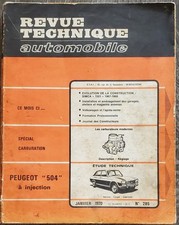 Revue technique Peugeot 504