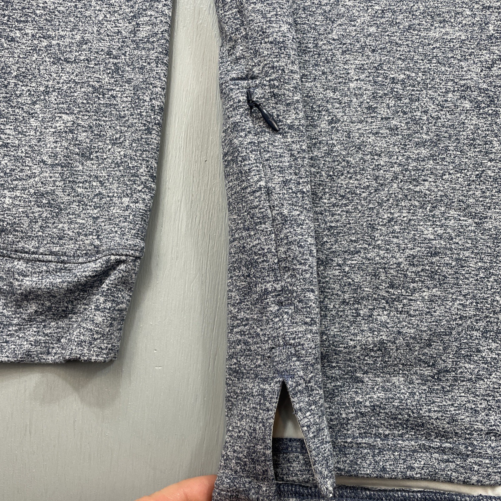 Birddogs Shirt Mens XL 1/4 Quarter Zip Performance Pullover Golf Navy Heather