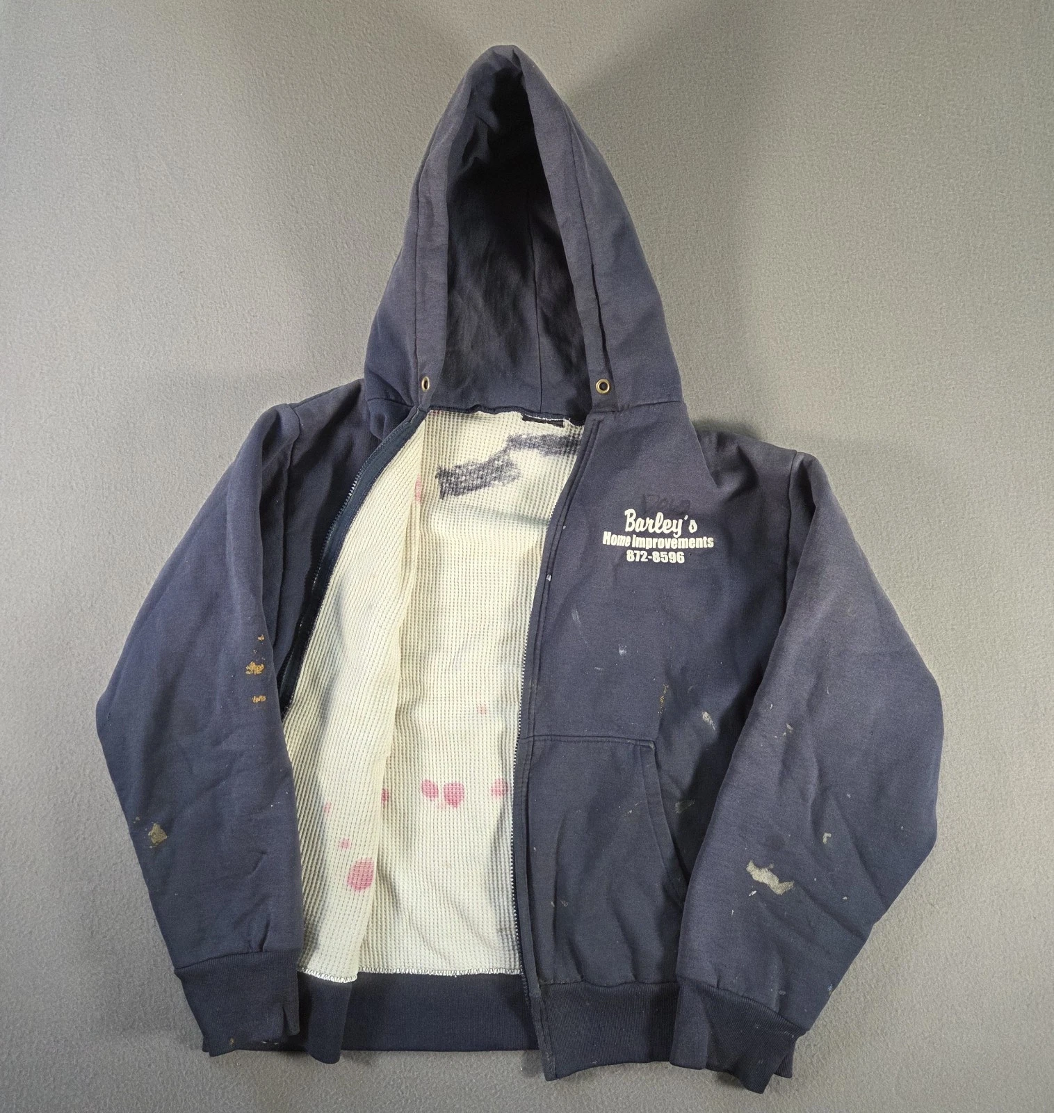 Camber Hoodie Mens Medium Faded Navy Double Face Thermal Lined Sweatshirt USA
Opens in a new window