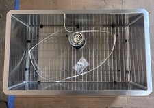 KHU100-32 Standart PRO 32 Single Basin 16 Gauge Stainless Steel Kitchen si