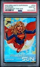 2025 FLEER BRILLANTS SUPERMAN SUPERGIRL POWERED BY THE SUN #PS3 PSA 10