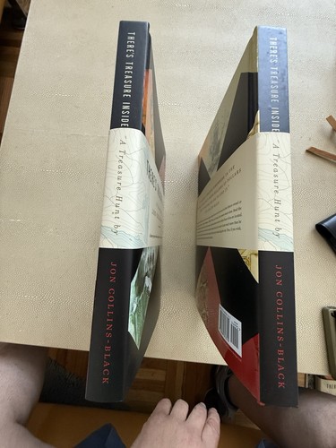 There's Treasure Inside: A Treasure Hunt Jon Collins Hardcover *IN HAND* - Picture 3 of 6