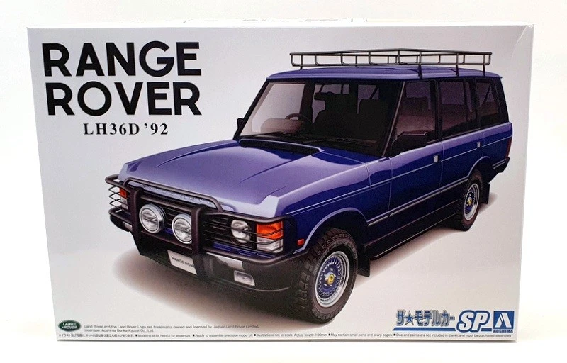 Набор для моделирования Aoshima масштаб 1:24 13744200 - 1992 Range Rover Classic на заказ LH36D - Изображение 4 из 4