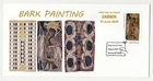 Bark Painting Darwin FDI pmk First Day Envelope