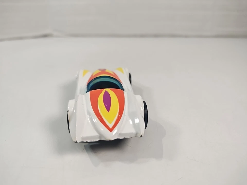 Hot Wheels Second Wind Flying Colors 1976 White Die Cast Car 1:64 Hong Kong Vtg - Image 4 of 4