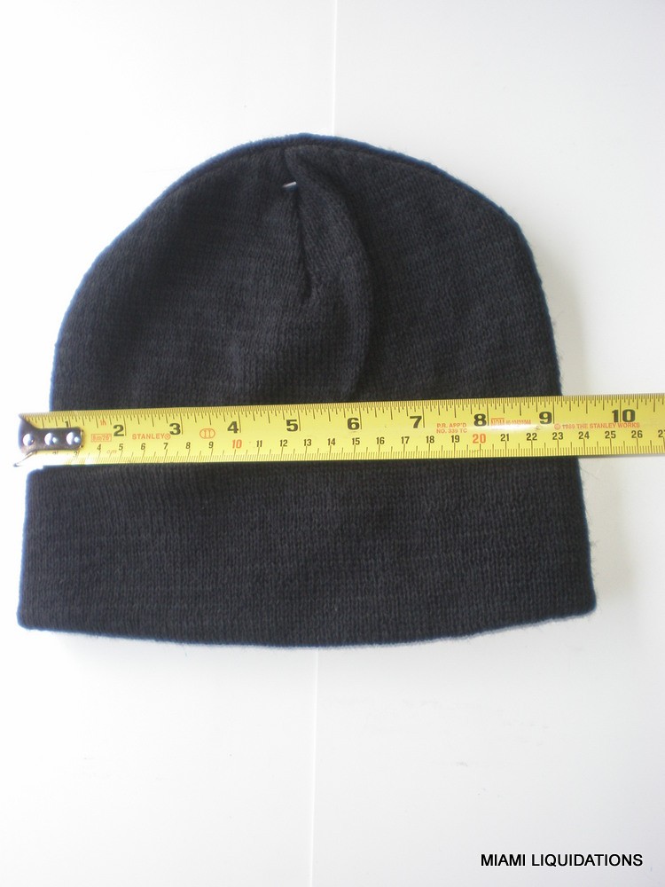 Liberty Mountain Black Knit Watch Cap Head Skully Ski Gear One Size Warmer 9565