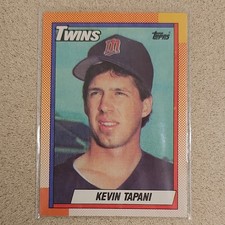 Topps 1990 Base Set Rookie RC Kevin Tapani #227 Minnesota Twins MLB Card. rookie card picture
