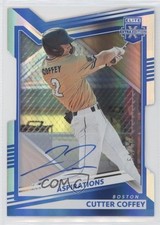 2022 Panini Elite Extra Edition 54/59 Cutter Coffey #41 Auto 1u6