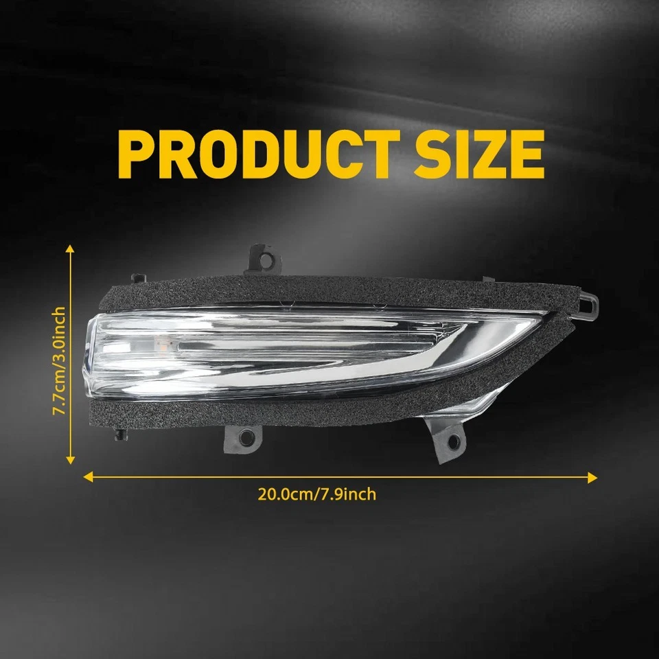 Fit Lexus GX460 LX570 10-23 Left Driver Mirror Turn Signal Lamp Light 1-10X - Image 2 of 4