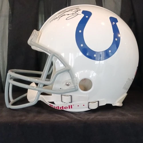 Peyton Manning Signed Indianapolis Colts Helmet JSA Autograph Original