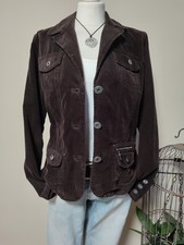 Jacke Cordjacke Cecil braun S Blazer Stretch